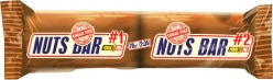 Батончик Power Pro Nuts Bar з арахісом і карамеллю без цукру 70 г 2х35 г