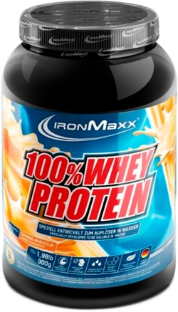Протеїн IronMaxx 100% Whey 900 г Апельсин-маракуя
