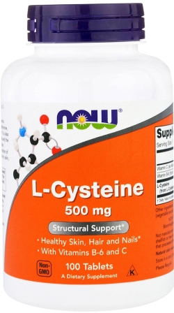 Амінокислота Now Foods L-Цистеїн 500 мг 100 таблеток