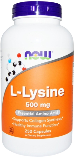 Амінокислота Now Foods Лізин 500 мг 250 капсул