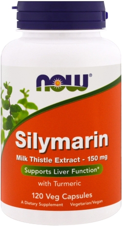 Натуральна добавка Now Foods Силімарин (Розторопша) 150 мг 120 гелевих капсул