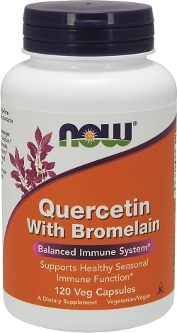 Натуральна домішка Now Foods Quercetin with Bromelain 120 капсул