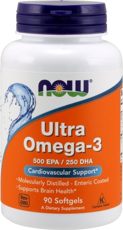 Жирні кислоти Now Foods Ultra Omega-3 90 желатинових капсул