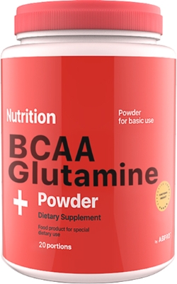 Амінокислота AB PRO BCAA (бцаа) + Glutamine Powder 236 г Strawberry