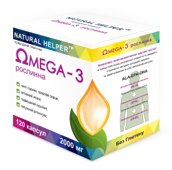 Жирні кислоти Natural Helper Omega 3 Природний помічник