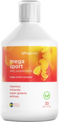 Вітамінно-мінеральний комплекс Sporter Mega Sport 500 мл Orange