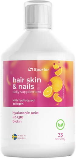 Вітамінно-мінеральний комплекс Sporter Hair Skin & Nails 500 мл Orange