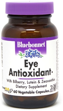 Антиоксидант для очей із зеаксантином Bluebonnet Nutrition 60 рослинних капсул