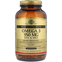 Жирні кислоти Solgar Риб'ячий жир Омега-3 950 мг 100 капсул SOL02058