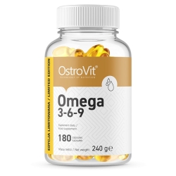 Жирні кислоти OstroVit Omega 3-6-9 180 капсул