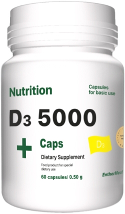 Вітаміни EntherMeal D3 5000 60 капсул