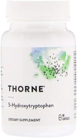 Амінокислота Thorne Research 5-HTP (5-Гідрокситриптофан) 100 мг 90 капсул
