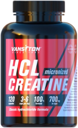 Креатин Vansiton гідрохлорид (HCL) 120 капсул