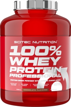 Протеїн Scitec Nutrition 100% Whey Protein Prof 2350 р Strawberry White-Chocolate