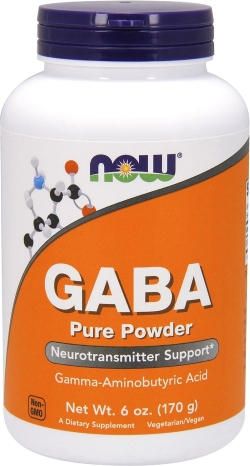 GABA (Гамма-аміномасляна кислота), Now Foods Порошок, 170 г