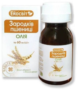 Жирні кислоти Elixir Олія зародків пшениці 60 капсул