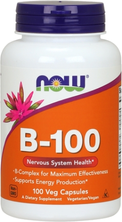 Вітаміни Now Foods B-100 100 веган-капсул