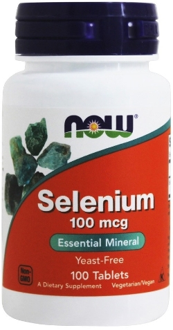 Мінерали Now Foods SELENIUM 100 мкг 100 таблеток