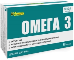 Омега 3 An Naturel (1000 мг омега 3) домішки дієтичні, капсули № 30