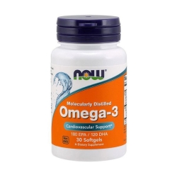 Омега 3 Now Foods Omega-3 30 капсул