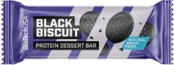 Батончик Biotech Protein Dessert Bar 50 г Чорний бісквіт
