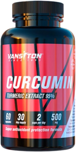 Натуральна добавка натуральний Vansiton Curcumin 60 капсул