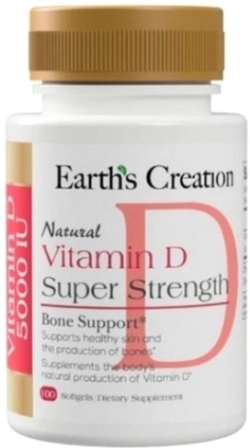 Вітаміни Earths Creation Vitamin D 2000 IU 100 капсул