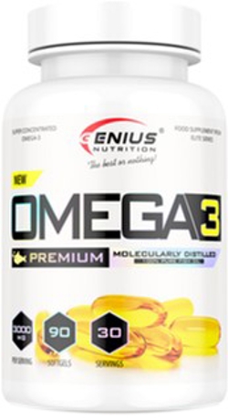 Жирні кислоти Genius Nutrition Omega 3 90 капсул