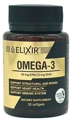 Омега-3 Elixir 1000 мг 30 капсул