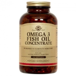 Омега-3 риб'ячий жир концентрат Solgar (Omega-3 Fish Oil Concentrate) 240 капсул (545141)