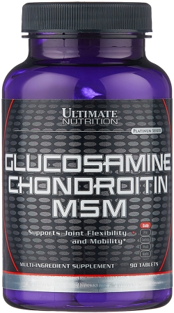 Вітаміни Ultimate Nutrition Glucosamine & CHONDROITIN, MSM - 90 таблеток