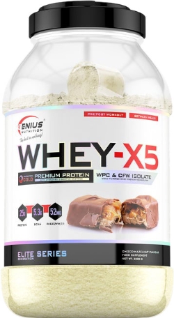 Протеїн Genius Nutrition Whey-X5 900 г Снікерс