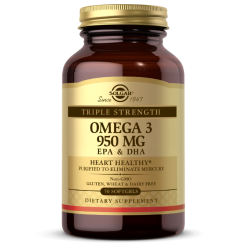 Риб'ячий жир, Омега - 3 (Omega-3, EPA DHA), Solgar, 950 мг, 50 кап. (SOL-02057)