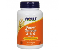 Жирні кислоти Now Foods Super Omega 3-6-9 1200 мг 90 капсул (7630980)