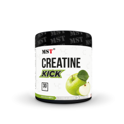 MST® Creatine Kick 7in1 | Креатин кік 7в1 Зелене яблуко 30 порцій 300 грам