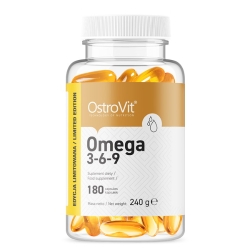 Жирні кислоти OstroVit Omega 3-6-9, 180 капсул - Limited Edition