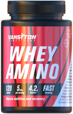 Амінокислота Vansiton Whey Amino 120 таблеток