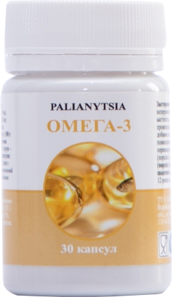 Омега-3 Palianytsia 1000 мг 30 капсул