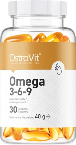 Вітаміни та мінерали OstroVit Omega 3-6-9 30 капсул