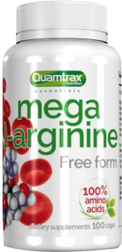 Аргінін Quamtrax Mega L-Arginine 100 капсул