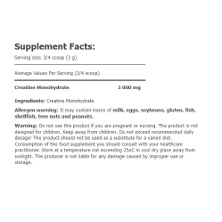 Креатин моногідрат Amix Nutrition Creatine Monohydrate 500 g /166 servings/ Unflavored