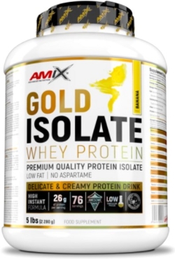 Протеїн Amix Gold Whey Protein Isolate 2280 г Banana