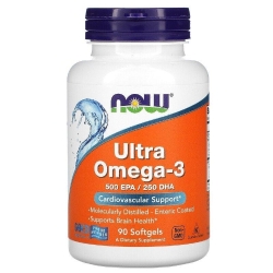 Жирні кислоти NOW Foods Ultra Omega-3 90 капсул