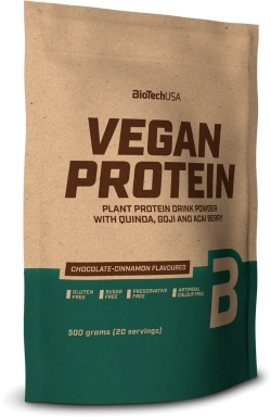 Протеїн Biotech Vegan Protein 500 г Шоколад-кориця