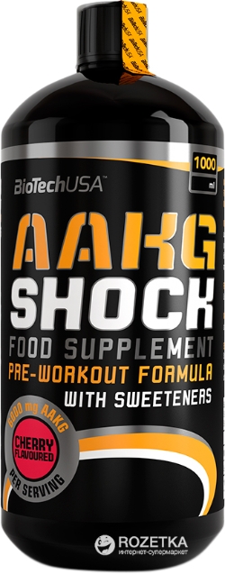 Амінокислота Biotech AAKG Shock Extreme 1000 мл Orange