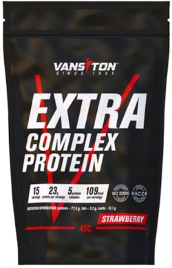 Протеїн Vansiton EXTRA 450 г Strawberry