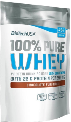 Протеїн Biotech 100% Pure Whey 454 г Шоколад - Горіхове масло