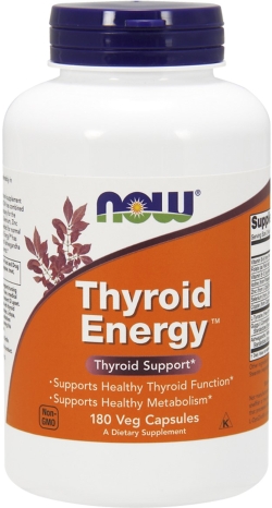 Натуральна добавка Now Foods для щитовидної залози Thyroid Energy 180 гелевих капсул