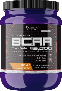 Амінокислота Ultimate Nutrition BCAA powder 228 г Orange