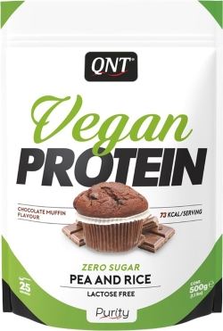 Протеїн QNT Vegan Protein 500 г Шоколадний мафін
